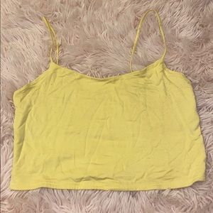 Yellow Crop Tank